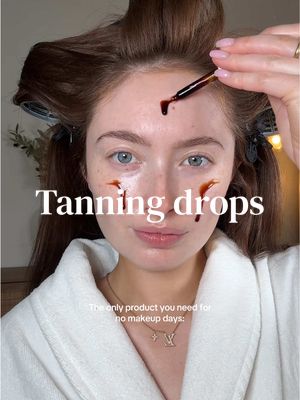 The only product you need on those no makeup days >> #grwm #nomakeupmakeup #tanningdrops @Whind  (Previously worked with the brand)