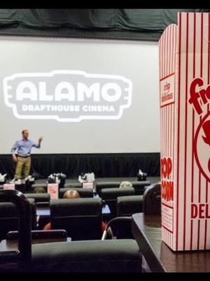 📰 As first reported by me for @Houston Food Finder: @AlamoDrafthouseHouston shuttered its location in La Centerra in Katy — the only one in the Greater Houston area. A call to the theater box office verified the closing, and Alamo Drafthouse has since posted a statement on its website. The final showings were on Saturday, February 7.  ❓I asked to speak with the manager of the Katy location as well as emailed franchisee Triple Tap Ventures LLC requesting a statement on the closing. Should we receive additional information, we’ll update this post.  🎭 The closure marks the end of Alamo Drafthouse Cinema having a presence in Houston for decades. It first opened at West Oaks Mall in May 2003 and closed in June 2012 — a long and successful run hampered at the end by the diminishing stature of the mall. The opening was notable as the first cinema to operate as a dine-in theater, with servers bringing dishes and drinks right to guests in the auditorium.  📽️ A Mason Road location in Katy followed, then Alamo Drafthouse Cinema would opened a second in Vintage Park in far northwest Houston on February 13, 2013. However, by December 2016 and after only a three-and-a-half year run, the location was leased by competitor Star Cinema Grill.  💸 In July 2018, the La Centerra location debuted in a brand-new, custom-built facility, and it’s had nearly an eight-year run. However, there has been cause for concern over the past decade. Triple Tap Ventures LLC announced additional locations in Houston, Sugar Land and League City that never came to fruition. The COVID-19 pandemic was not kind to the Alamo Drafthouse Cinema chain, either, as it filed for bankruptcy in March 2021.  🌃 While the closing of the La Centerra location marks Alamo Drafthouse Cinema’s exit from the Greater Houston area, other Texas locations remain open in Austin, San Antonio, Dallas and other towns.  ✍️ & 📸 @PhaedraCook (Photo is from the media preview of the La Centerra location right before it opened.) #HoustonNews #HoustonTheater #KatyTX #AlamoDrafthouse #HoustonMovieTheatre
