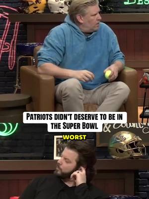 The Patriots were one of the worst Super Bowl teams we’ve ever seen @Wake Up Barstool #SuperBowl #seahawks #patriots 