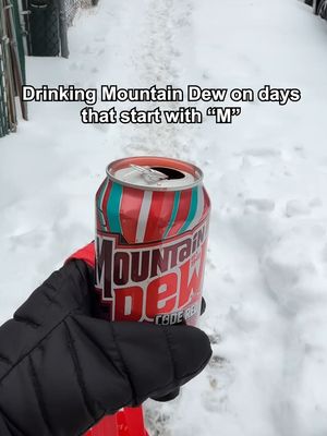Waking up in the middle of the night to take sip of Dew >>>
