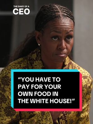 Michelle Obama reveals presidents have to pay for their own food in the White House!  #podcast #whitehouse #obama #politics 