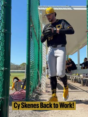 Paul Skenes clocking in early!  #SpringTraining #Pirates #MLB #CyYoung 