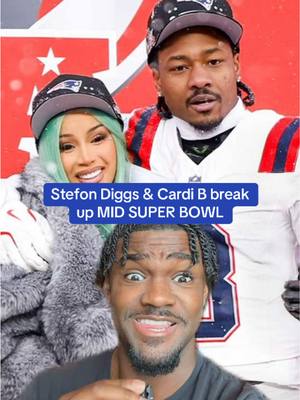 Breaking up Mid Super Bowl is crazy work #SuperBowl #stefondiggs #cardib #football #TheBigGameTiktokContest 