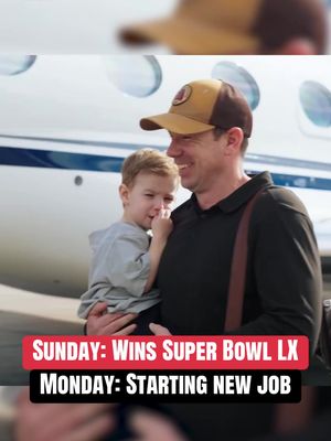 Klint Kubiak touched down in Vegas to take over as the next Raiders head coach 🔥 (via @Las Vegas Raiders) #nfl #raiders #SuperBowl #lasvegas #klintkubiak 