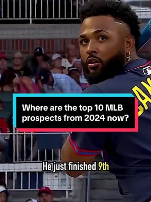 Where are the top 10 MLB prospects from 2024 now? #minorleaguebaseball #majorleaguebaseball #jacksonholliday #mlb2026 #mlbpipeline