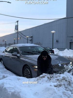 Hot seat, heated wheel… my winter Valentine ❄️🩵 #ad #flexcar 
