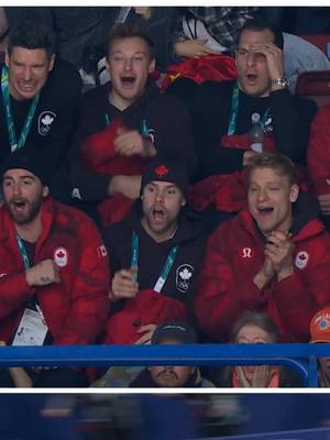 This moment has us (and the Canadian men’s hockey team) on the edge of our seats 😳 #MilanoCortina2026 #winterolympics #olympics #teamcanada 