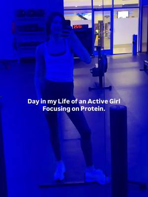 POV: you’re an active girly who plans her day around protein 😂💪