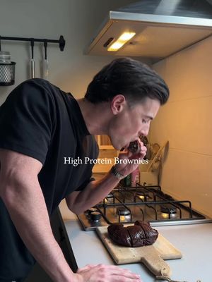 try these: high protein brownies 🍫 (recipe below) ingredients: 2 bananas  1 medium egg 30g protein powder 15g cocoa powder 50ml skimmed milk 10g chocolate chip *mix the ingredients all together, after that pre heat your air-fryer or oven.. once it’s preheated put in the brownie mix for 15 minutes and there you go. Enjoy!😋
