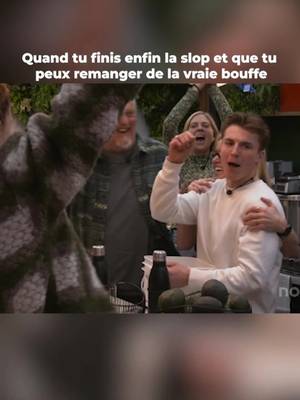 quand tu finis enfin la slop et que tu que tu peux remanger de la vraie bouffe @bigbrothercelebrites #BigBrother #bbcelebrites #canada #fr #quebec