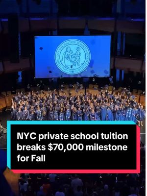 Top private schools in New York City plan to charge more than $70,000 this year for tuition, an amount exceeding that of many elite colleges, as they pass on the costs of soaring expenses including teacher salaries. Bloomberg's Erin Hudson explains. #school #money #NYC 