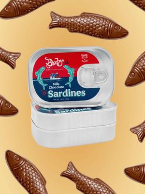 Meet chocolate with a sense of humor. 🤝 These foil-wrapped “sardines” are solid chocolate, handcrafted by Maine-based, women-owned, bean-to-bar Bixby Chocolate using organic, clean ingredients. Nostalgic, giftable, and one of the most fun finds on Misfits Market! #misfitsmarket #chocolate @Bixby Chocolate 