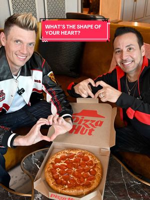 Settle this in the comments 🫶 What’s the shape of your heart? Either way… you’ll love @Pizza Hut Heart Shaped Pizza. Right @Howie D?? Available until 2/22.
