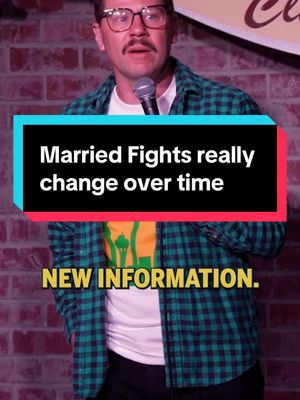 Some standup comedy about marriage. I swear the longer we are married, the sillier our fights get 