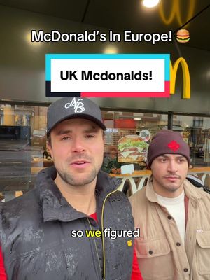 Yes we get excited to try local McDonald’s cuisine while traveling to different countries in Europe 🤣 Episode one: England!