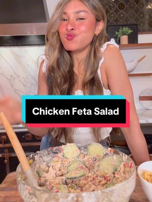 Chicken Feta Salad #viral #chicken 
