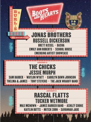 (BOOTS)FAM'S ALL HERE 🎸HEAD TO OUR IG & ENTER TO WIN 2x VIP WEEKEND PASSES + 1x TENT CAMPSITE! @Jonas Brothers join @The Chicks, @Rascal Flatts and more at the party of the summer Aug 7-9 at #BurlsCreek☀️  SELECT TICKET PRICES ARE INCREASING 🚨 Shop before Thursday, February 12 @ 11:59PM ET. 