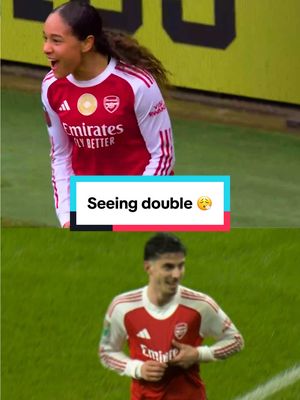 Seeing double 😮‍💨 #arsenal #arsenalwomen #awfc #oliviasmith #kaihavertz 