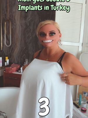 Revealing the wifes new implants husband in shock