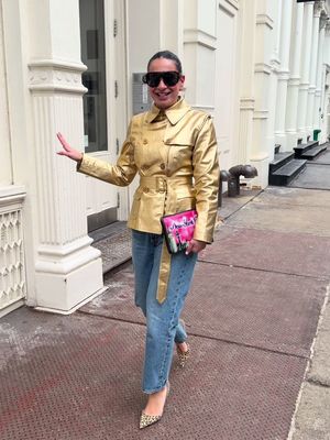 My perfect NYFW fit is always filled with fabulous secondhand finds! @Poshmark #poshmarkpartner