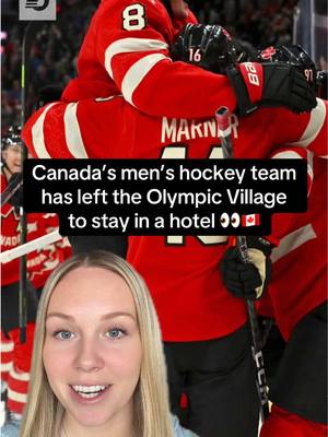 Team Canada’s men’s hockey team won’t be staying in the Olympic Village after all 👀🇨🇦 #olympics #teamcanada #milanocortina2026 