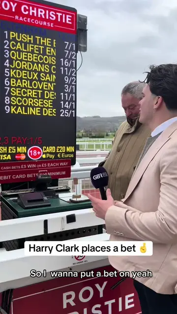 Ever wondered how the bookies set the odds? 🤔 @Harry Clark learns the game 💸 #horseracing 