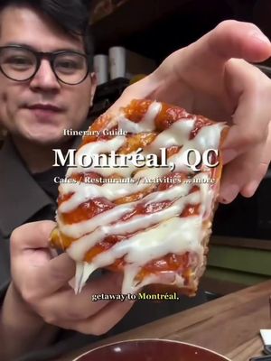 A weekend in Montréal, QC - #BonjourQuebec Hi cuties ... If you're planning a 48 hrs getaway to Montréal, Québec, save these gems for your itinerary. - Olive & Gourmando: A cozy, rustic-chic staple where the cinnamon brioche is practically a religious experience. - Place Carmin: Think sun-drenched brunching with a French toast that's so indulgent, it's basically heaven in a dish. - Monarque: This Michelin-featured beauty serves a rib of beef and potato gratin that will haunt your dreams in the best way possible. - Bivouac: Experience a magical 6-course boreal journey tucked inside a glowing, fir-tree cocoon overlooking the city lights. - La Grande Roue de Montréal: Take a quiet moment to float above the skyline in a cozy gondola for the ultimate panoramic views. - Strøm Spa Nordique: The dreamiest nature escape where you can soak in thermal pools and refuel with a creative, boreal-inspired lunch From cobblestone morning strolls to Michelin-star nights, this city truly knows the art of living well. Let us know how your adventures went! Cheers bbs @montreal #MTLmoments @travelinquebecfromabroad  #creatorsearchinsights 