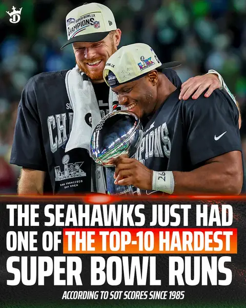 The Seattle Seahawks’ Super Bowl LX path is ranked among the top-10 most difficult of any NFL champion since 1985 📈 #seattle #seattleseahawks #SuperBowl #nfl 