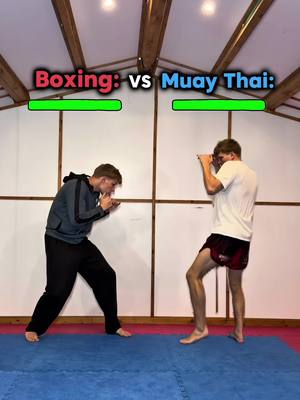 Boxing vs Muay Thai…