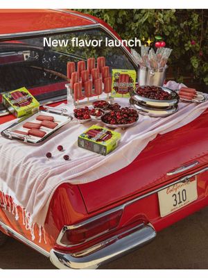 LOVE is officially in the air… because our NEW Black Cherry flavor is here! 🍒✨   Tart. Sweet. Refreshing. Basically your new crush.   Black Cherry is popping up in freezer aisles nationwide... keep your eyes peeled 🍒   Trust us… one bite and you’re done for.