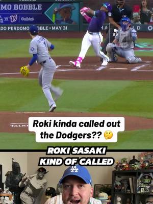 Roki Sasaki fixed himself?? #MLB #sports #majorleaguebaseball 