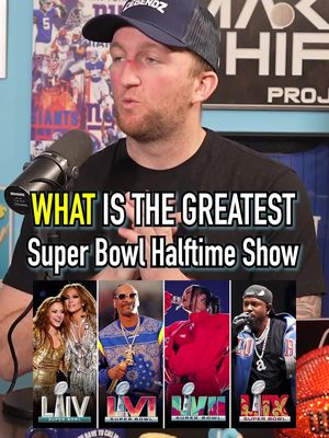 What’s The GREATEST HALFTIME Show Of All Time? #fyp #SuperBowl #nfl #music #halftimeshow 