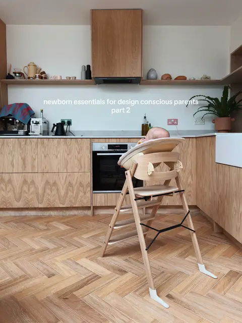 my baby is no longer a newborn 🥹 these are the essentials i'd recommend to a friend. i'll link part 1 in the comments ad | @KAOS high chair @Artipoppe zeitgeist baby carrier @Tiba + Marl tote bag @Peachies nappy subscription @MORI sleepsuits #bintabuhehhome #newbornessentials #interiordesign #aesthetichome #sustainabledesign