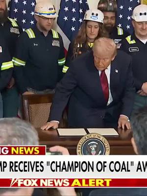 ‘WE DON’T USE AUTOPENS’: President Trump signs an executive order directing the Department of War to work directly with America’s coal plants to purchase power.