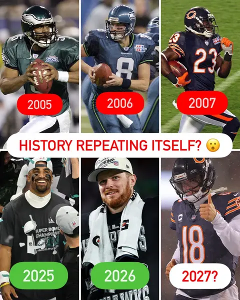 Does this mean the Bears are winning Super Bowl 61? 😲 #SuperBowl #wild #nfl #football 