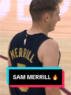 🔥 WHAT A HALF FROM SAM! #LetEmKnow #Cavs #SamMerrill #NBA 