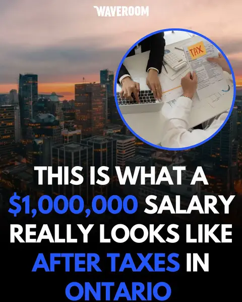 Think seven figures means you’re taking home seven figures? Think again. After federal + provincial taxes, deductions take a massive bite — and what actually lands in your account might surprise you 👀 Million-dollar income… but not a million-dollar take-home. Would you still want that salary? 💭👇 Follow @waveroom.toronto for more Toronto content! We aim to keep our space respectful. Hate/racism comments are not tolerated and will be removed to the best of our capabilities. #waveroom #toronto #canada #ontario #gta 
