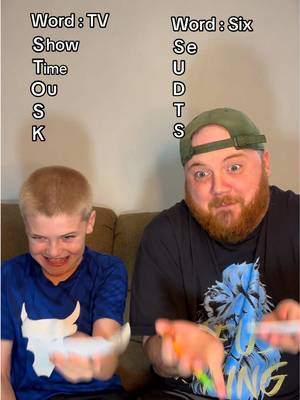 Word Chain Challenge! 😂 #fypシ #wordchainchallenge #fatherandson 