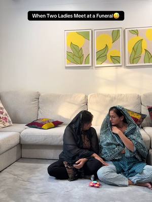 When Two Ladies Meet at a Funeral😂#kajalkevadiya #gujraticomedy #funeral 
