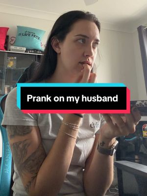 Be honest, was this too far? Or does he deserve it 😅 #marriage #husband #prank #wedding 