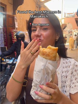 Eating this for breakfast, lunch and dinner  #marrakech #morocco #msemen 