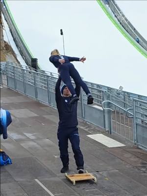 #SkiJumping behind the scenes!🎿 #Olympics #MilanoCortina2026 #WinterOlympics