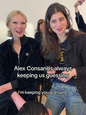 Oh hey, sis. #NYFW #alexconsani @liana.ava 