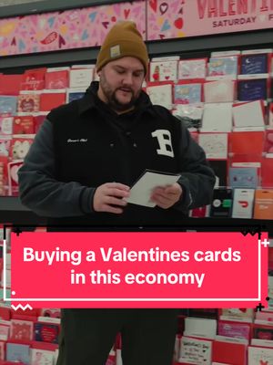 WHY ARE CARDS 15$!?  We actually do this … do you?! 😂  . #inflation #valentinesdaycard #couples 