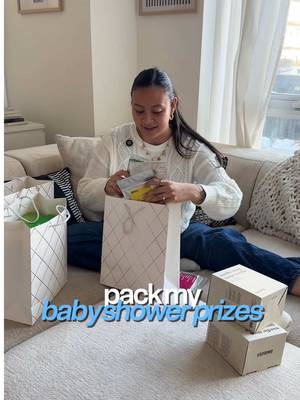 Accepting gifts has never been my strong suit, so naturally I overcompensated with really good baby shower prizes 🤭 The prizes had to be things I genuinely love… and I think that made everyone more competitive 🤪 @davidstea  #babyshowerprizes #babyshowergames #babyshowerideas #partygames #gameprizes