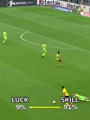 Luck or skill? 🧐 #Bundesliga #fussball #bvb #JudeBellingham 