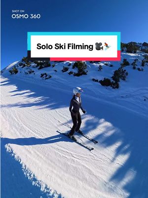 This is a game changer 😍🎥 ANZEIGE | The DJI Osmo 360 captures you from every possible angle 😊 & after shooting you decide which one you like the best! @DJI Official  ✨ Here is my setup: - DJI Osmo360 + 2,5 m Extended Invisible Selfie Stick  - Shooting Mode: 360 Video in 8k - 30fps 1️⃣ hold the camera plus stick above or in front of you  2️⃣ after shooting: choose your favorite perspective in the DJI Mimo App directly on your phone - the Selfie Stick will automatically be removed from the footage #osmo360 #dji #djiOsmo360 #videotutorial behind the scenes video tutorial, winter travel @OSMO DE | AT | CH @DJI DE | AT | CH 