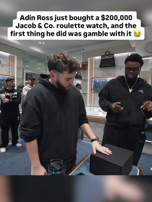 Adin Ross just bought a $200,000 Jacob & Co. roulette watch, first thing he did was gamble with it 😭
