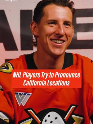 Yes it’s a real place 😂 Part 1 of our Anaheim Ducks trying to pronounce California locations. #anaheimducks #NHL 