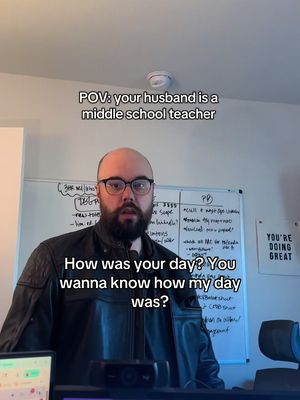 @MisterSmith really goes thru it for these middle school kids. I was a teacher too and can vouch for this. Everyone on the other app is feeling for him too haha 